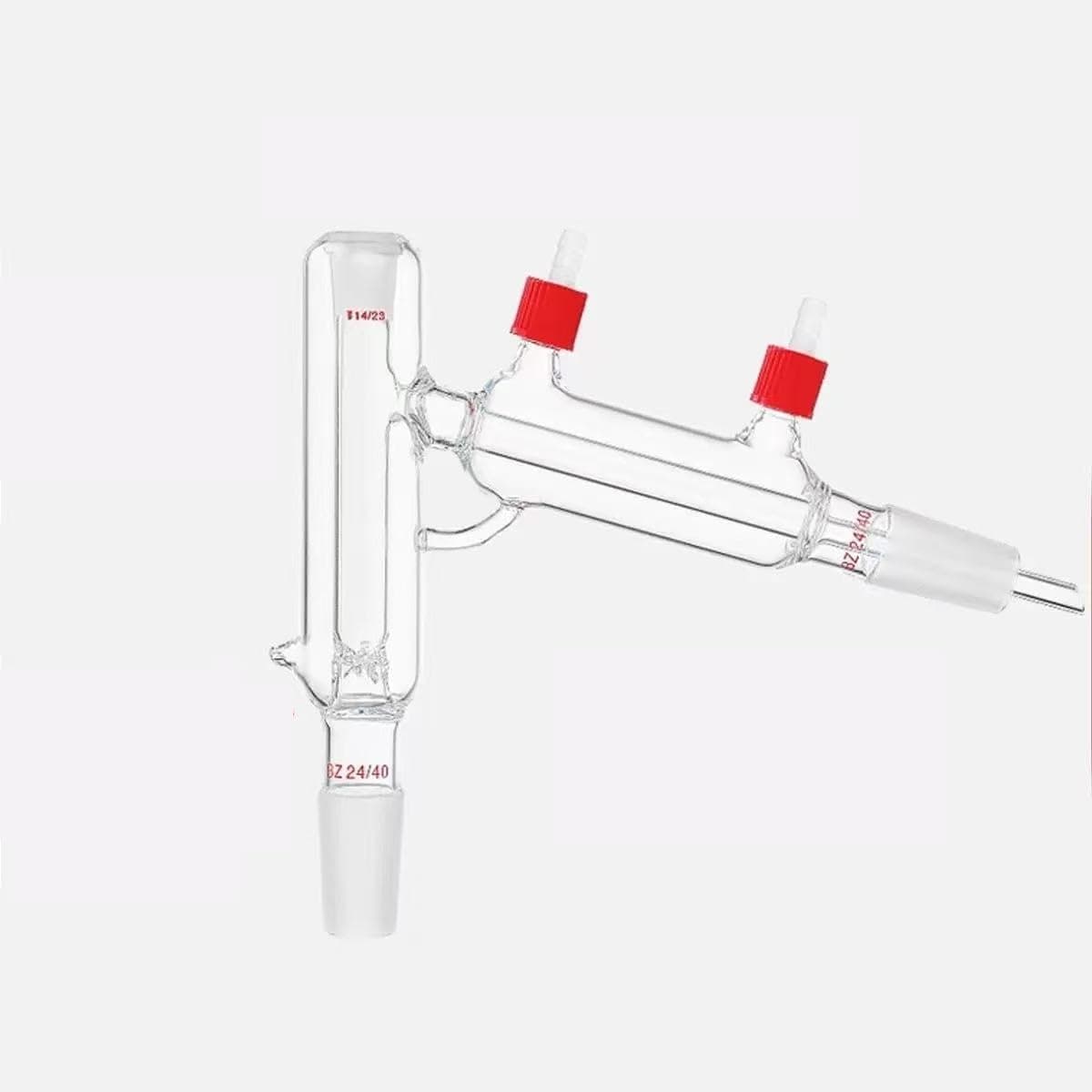 Jacketed Micro-Drop Distillation Apparatus—Double-walled laboratory glassware with glass adapters for precise distillation(A2)