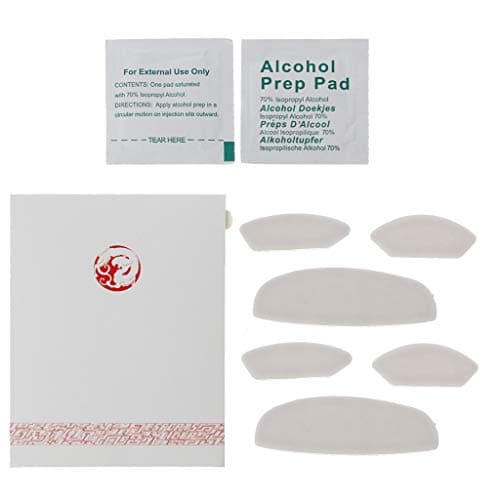 CUCUDAI 2 Sets/Pack Tiger Gaming Mouse Feet Mouse Skate for SteelSeries Rival 310 Mouse White Teflon Mouse Glides Curve Edge