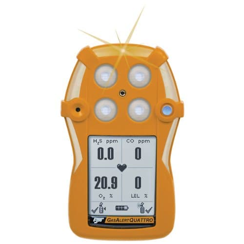 Single-Gas Detector, Rechargeable, H2S
