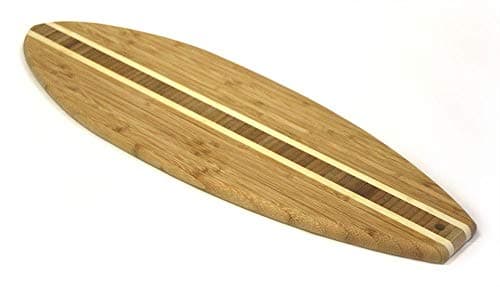 Simply Bamboo Brown Kona Surf Bamboo Cutting Board - 22"