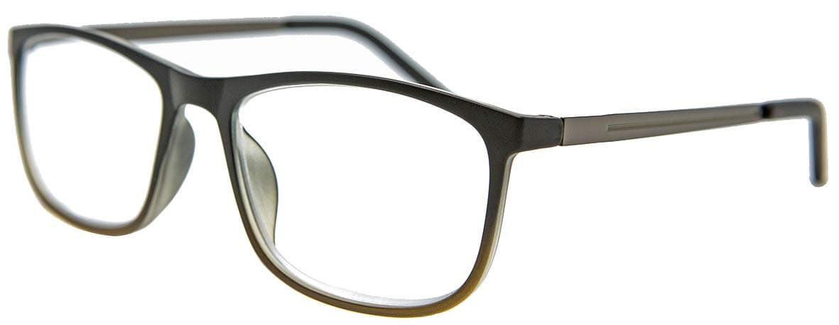 Remaldi Reading Glasses Witton 2.00 Mens Womens Classic Frame with Metal Arms, Black, 31 g