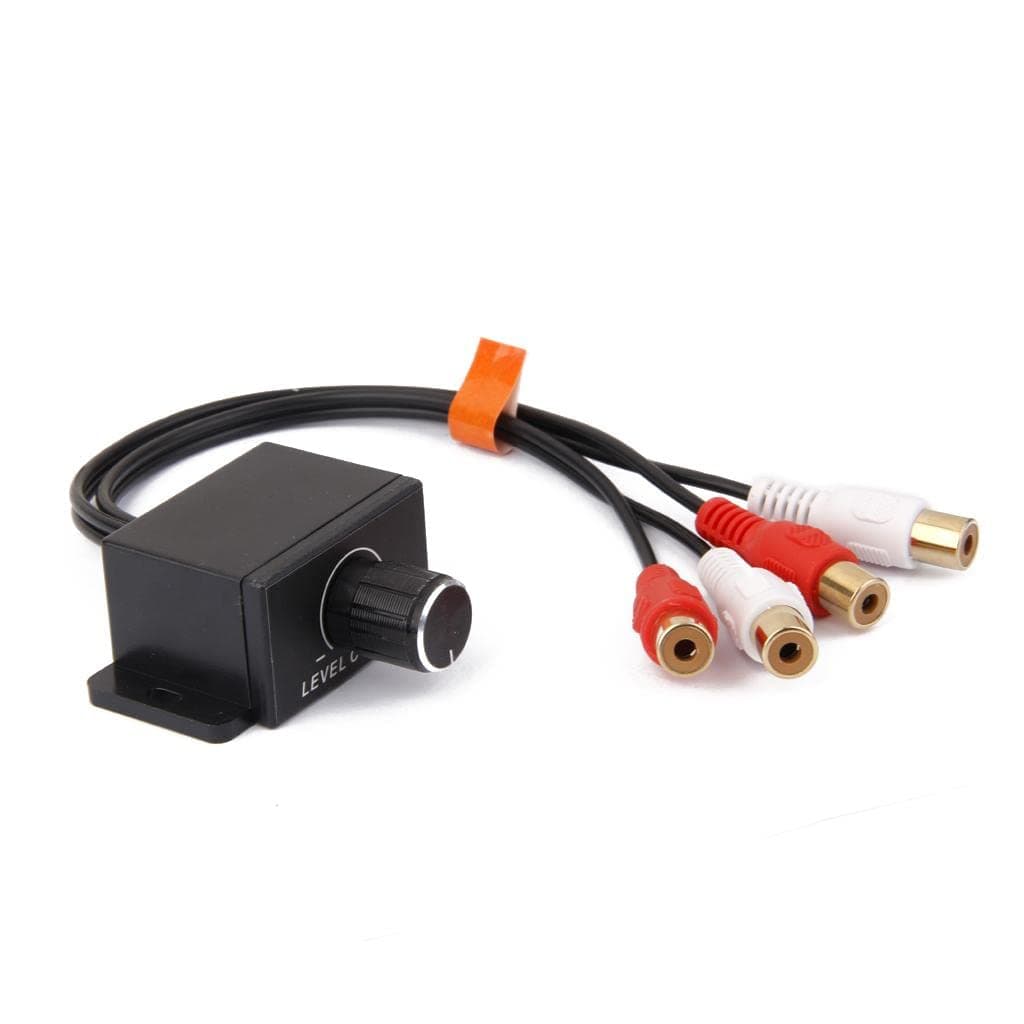 Universal Car/Home Amplifier Bass RCA Gain Level Volume Control Knob