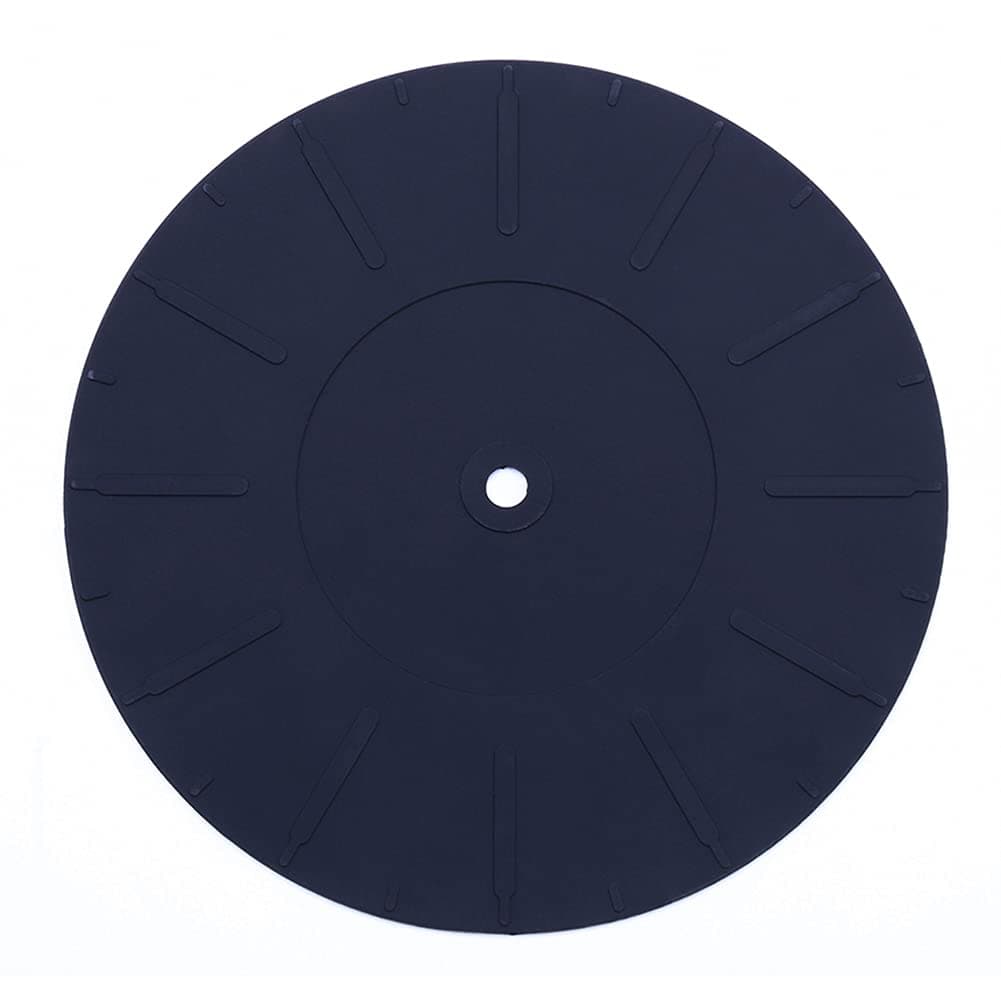 Turntable Mat, 7" Silicone Rubber Record Vinyl Slipmat Universal for All Record LP Players by Gartopvoiz