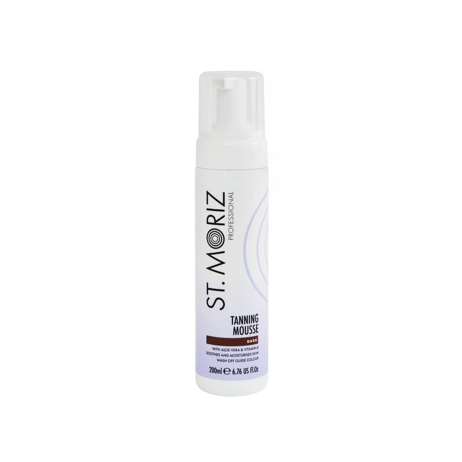 St Moriz Professional Dark Self Tanner Mousse - Sunless Instant Self Tanning Foam for a Deep, Natural Looking Fake Tan - With Aloe Vera & Vitamin E (6.76 fl oz)