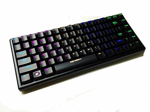 ® Choc Mini 84 RGB backlighting NKRO 1ms REALKEY (RK) Technology Programmable Mechanical Gaming Keyboard Brown Switches (Brown Switches/Black Body)