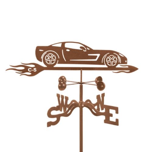 C5 Corvette Garden Stake Weathervane