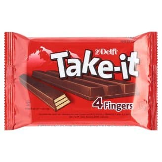 Delfi Take-It Wafer Chocolate Milk 1.31 Ounce (Pack of 6)