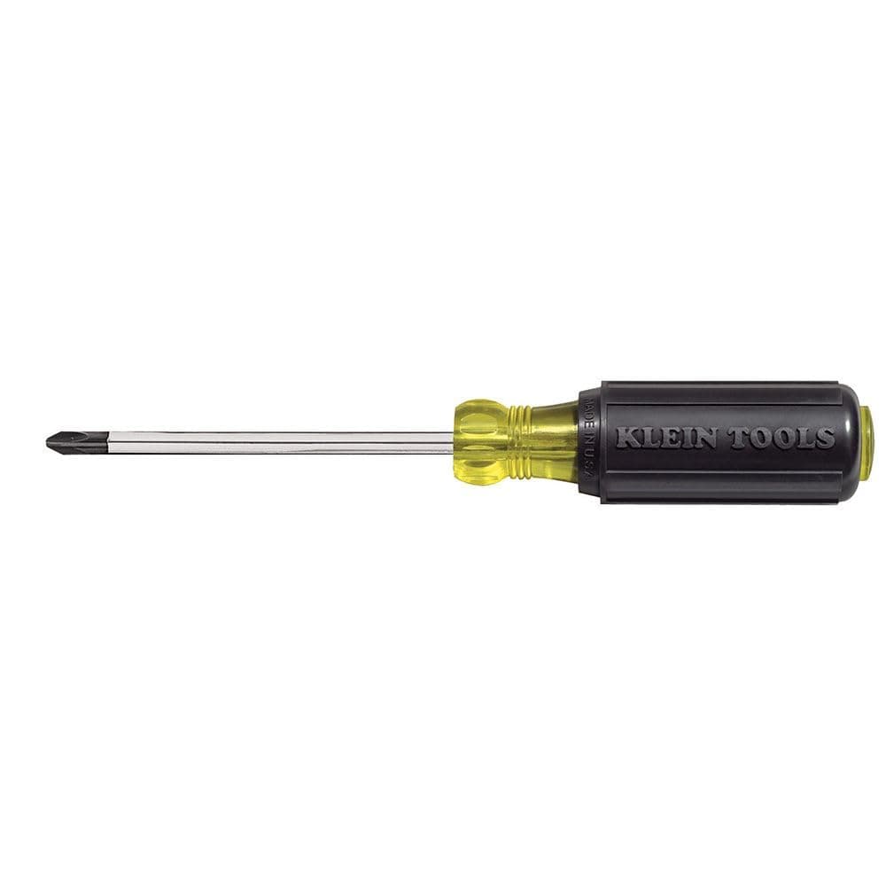 Klein Tools 6034 Phillips Screwdriver, Black/Yellow, 102 mm