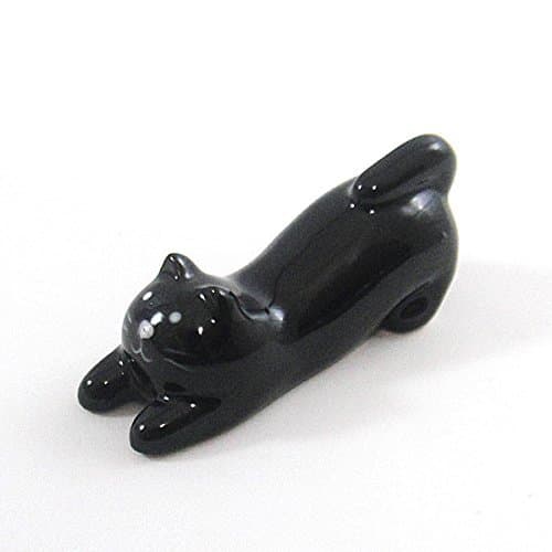 concombre Nobita cat Chopstick Rest (Black cat)