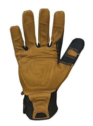 Ironclad Ranchworx Work Gloves RWG2, Premier Leather Work Glove, Performance Fit, Durable, Machine Washable, RWG2-02-S, Brown/Black, Small (Pack of 1)