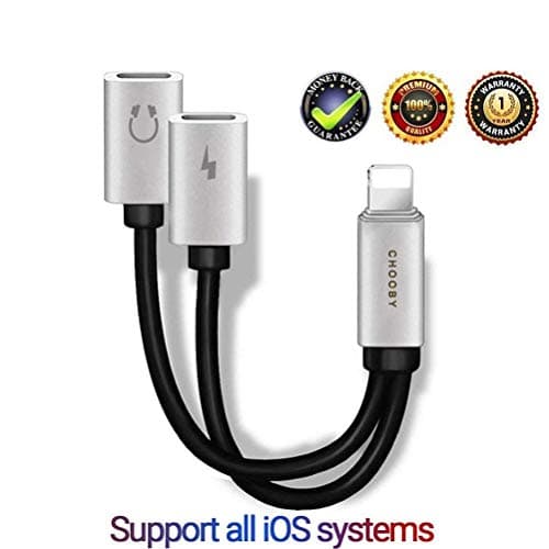 Headphone Jack Adapter 3.5 mm Jack Earphone Adapter Headphone Jack for Cell Phone Accessories 7/7plus 8/8plus X/xs Headphone Audio Adapter Accesorio Para Celular Earbud Splitter Phone iOS 11 12