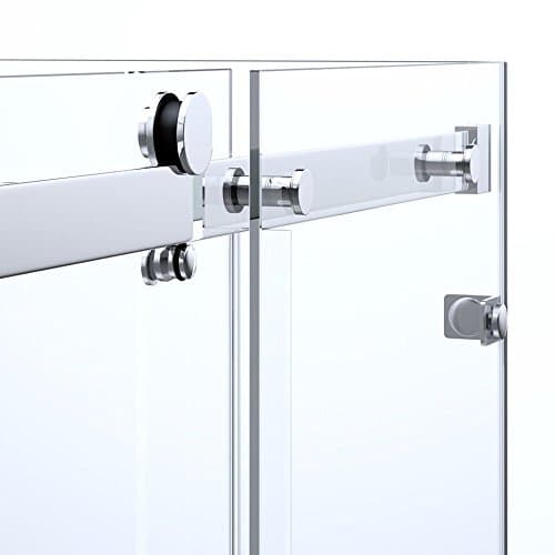 Durovin Bathrooms 1200 x 900mm U Shape Rectangular Framless Shower Enclosure with Anti-Slip Acrylic Tray - Sliding Door & 2X Side Screen - 8mm Safety Clear Glass