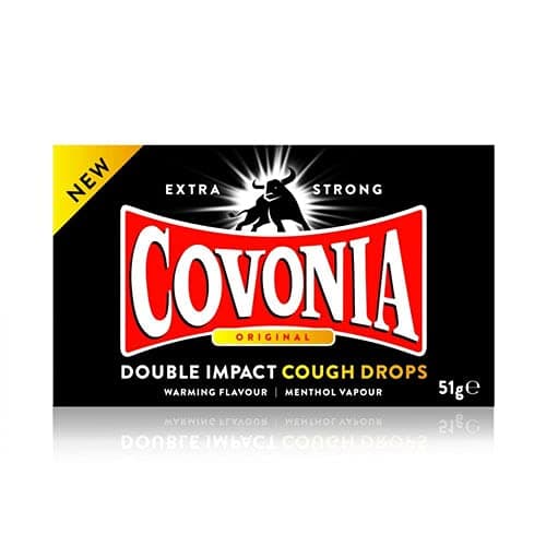 Covonia Double Impact Strong Original Cough Drops 51g