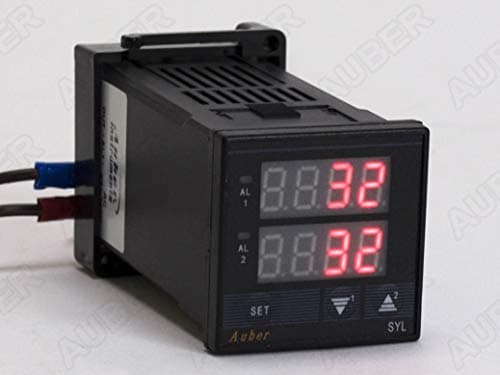1/16 DIN Dual Channel Temperature Meter for Brew Panel