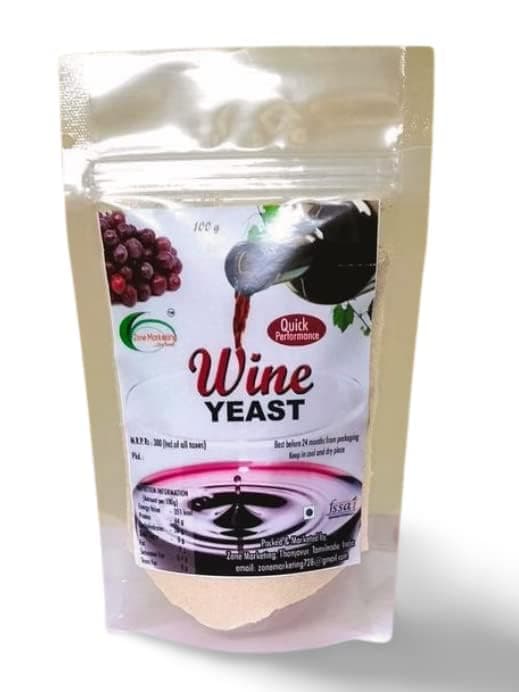 Wine Yeast for Making and Fermenting Wine/Fast Fermentation Yeast - 500gm