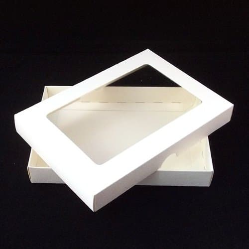 A5/C5 White Aperture Greeting Card Boxes X 5 Per Pack, Gift Boxes
