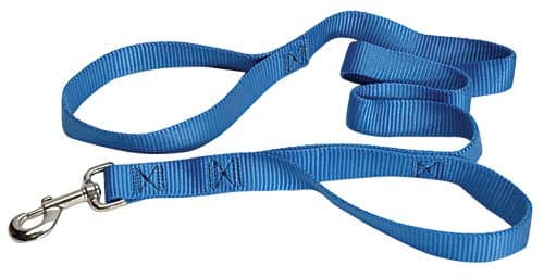 Grrrip 2-in-1 Dog Leash Blue 4'-1", Small