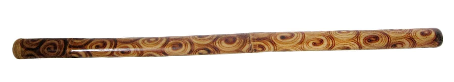 Aboriginal Bamboo Didgeridoo with Burnt Style Design