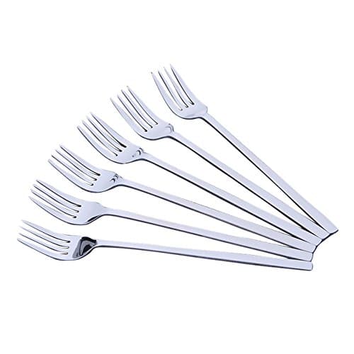 12 Piece Stainless Steel Dinner Forks With Square Edge