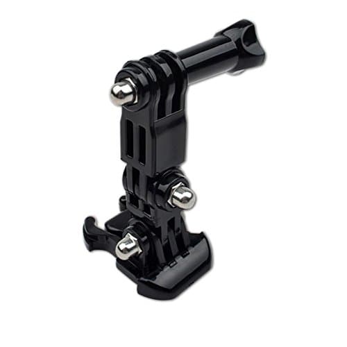 Makit Mount Three-Way Adjustable Pivot Arm for Gopro Hero 7/6/5 Helmet Chest Mount