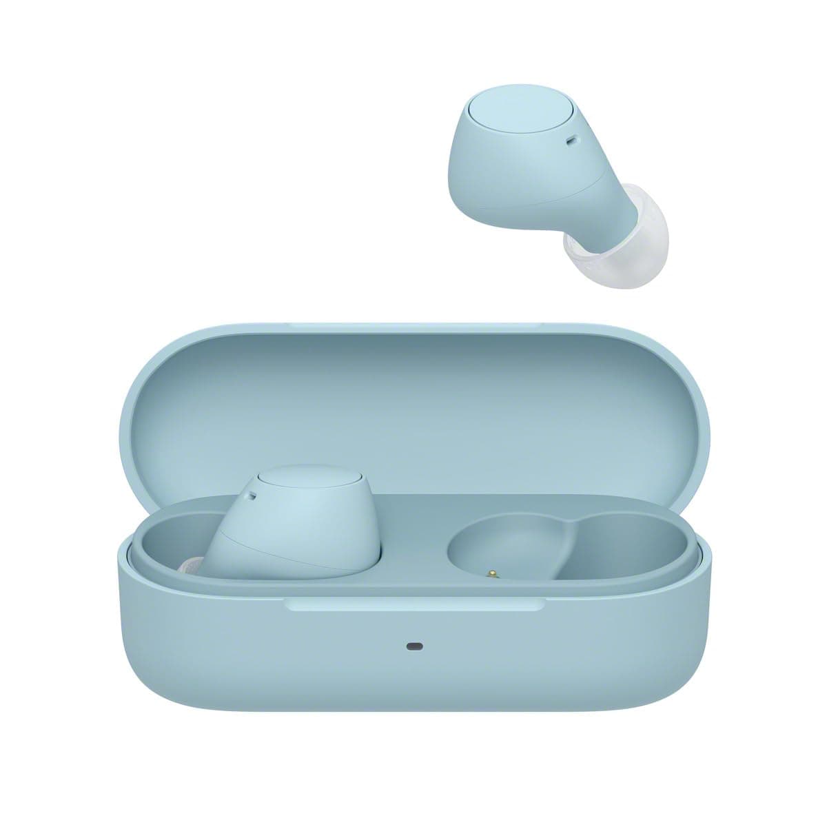 WF-C510 Small Wireless Headphones, Lightweight, with Multipoint Connection, Ambient Sound Mode, IPX4 Water Resistance, Spotify Tap, Fast Charge, 22 Hours of Battery, iOS and Android - Blue
