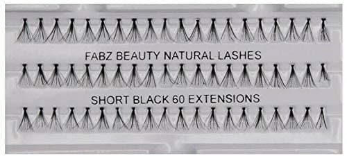 Individual False Eyelashes Flare Cluster Lash Extensions Knotted Lashes (Short 8mm)