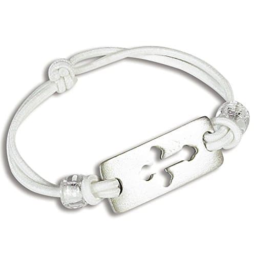 Abbey Press First Communion Stretch Bracelet with Cross