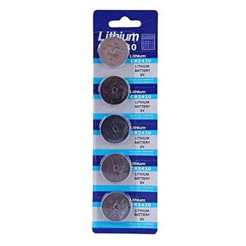 MK 5PCS Lithium CR 2430 Cell Button Coin Battery Watch 3V Electronic