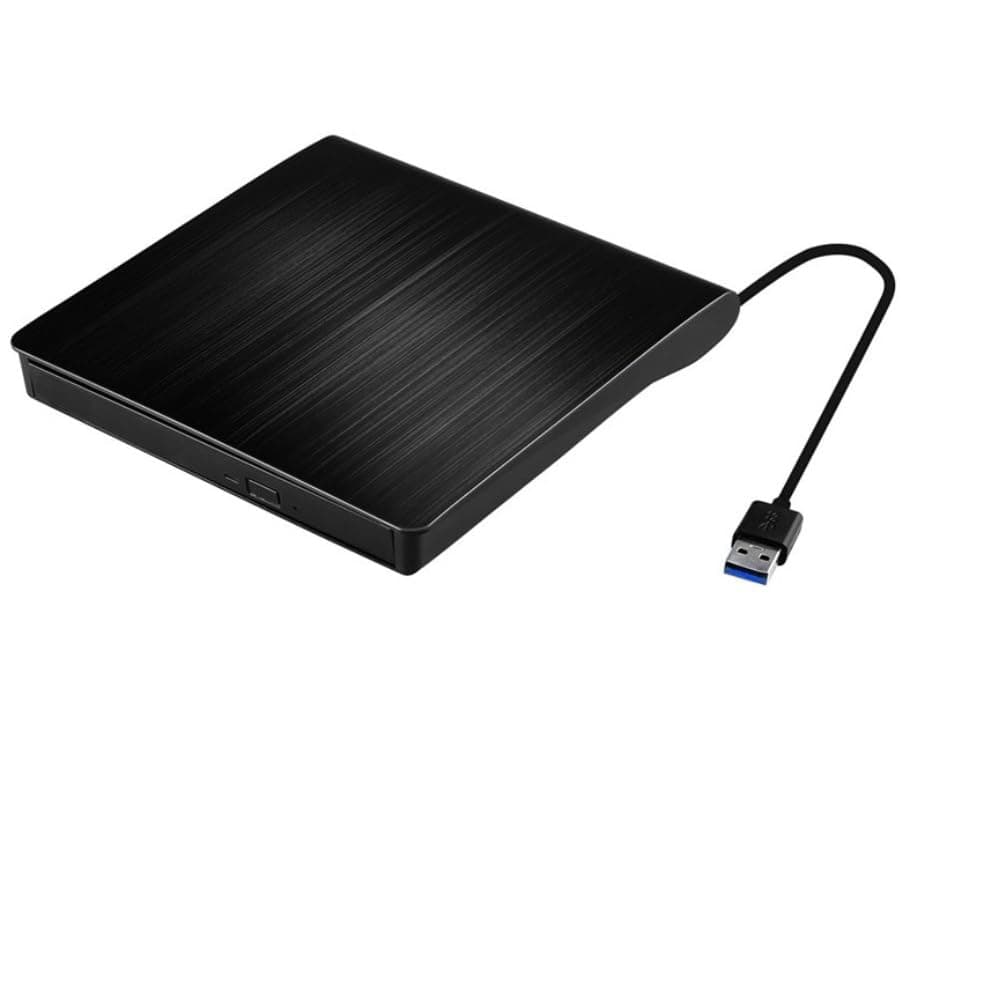 Vlio External CD DVD Drive, USB 3.0 Portable Slim CD DVD +/-RW Drive Player Burner Writer Reader Rewriter, Optical DVD Drive for Macbook, Laptop, Desktop, Windows 7/8/10/XP/Vista/Mac OS