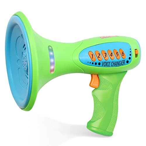 Kidzlane Voice Changer for Kids with Megaphone Function, LED Lights and 5 Different Sound Effects