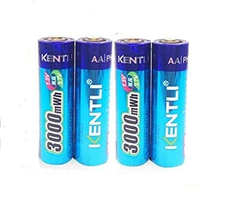 Constant 1.5v AA Rechargeable Battery 3000mWh Lithium-ion Polymer Batteries (4-Pack AA)
