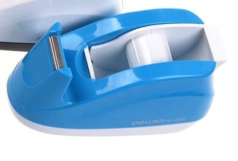 InnoDesktop Heavy Duty Tape Dispenser, Weighted Base, Nonskid Pad for One-hand Dispensing, Good for Office Home & School, 4 Color choice (BLUE)