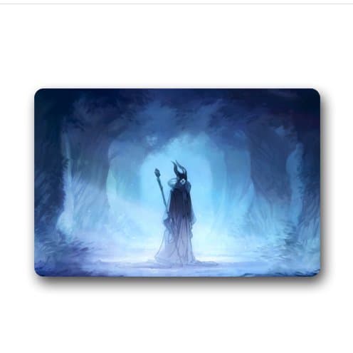 Custom It Maleficent art witch forest Rectangular Decorative non slip Doormat 15.7 by 23.6 by 3/16-Inch