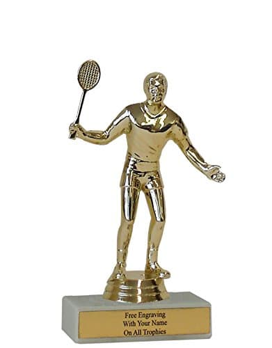 Badminton Trophy - 6" Economy Style
