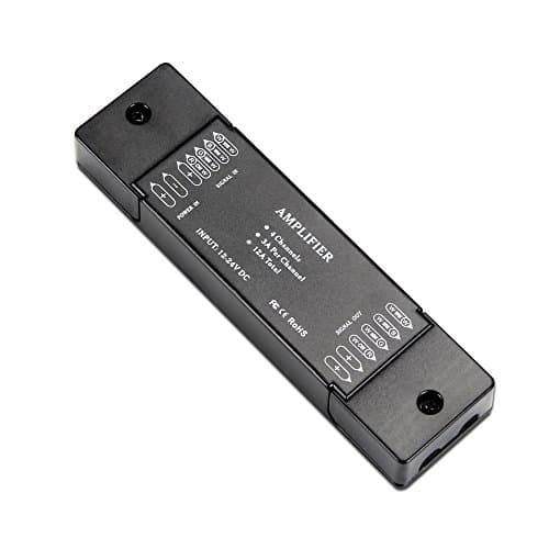 Capetronix LED Controller 3A/Channel RGBW LED Amplifier 12V 24V DC 4-in-1 Data Repeater 4CH Channels Circuit for LED Strip Lights