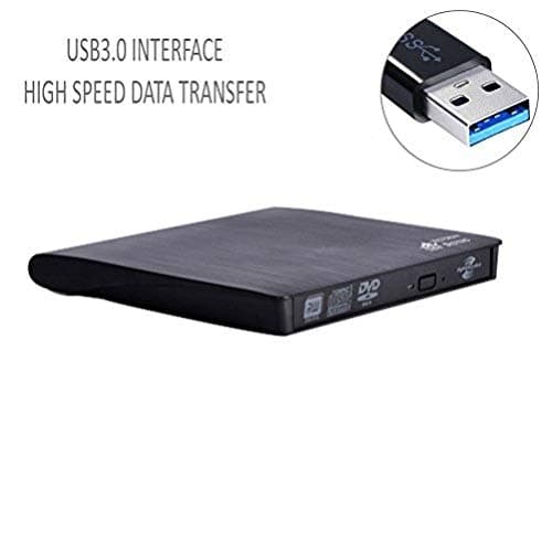 New USB 3.0 Portable Slim External DVD RW CD RW LIGHTSCRIBE Burner drive Labelflash Burner Writer Copier Reader Rewritable optical drive DVD Drive for all Netbook / PC / Laptop / and Mac - Victorian Systems®