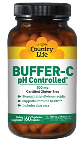 Country LifeBuffer-C, pH Controlled, 500 mg , Veg Caps, 60-Count
