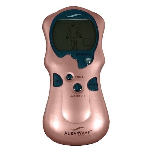 Endurance Therapeutics Tens Unit Machine Muscle Stimulator Adjustable Back Relief Belt with Electrode Pads, Pink