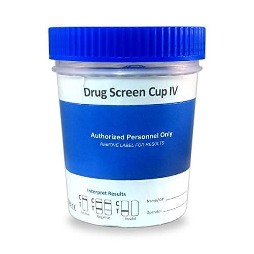 25 Cups - Urinalysis Kits - 12 Panel Diagnostic Multi Drug Screen Cup IV | Urine Drug Screening + CLIA Waived, AMP, BAR, BUP, BZO, COC, THC, PCP, MTD, MDMA, OXY, MET, OPI, MOR (25)