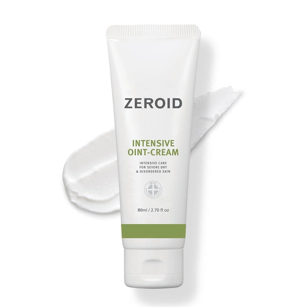 ZEROID Intensive Ointment Cream | Face Moisturizer for Extreme Dry, Sensitive or Troubled Skin, Face Lotion Intensive Moisturizing and Care, 2.7 fl oz (80 ml)