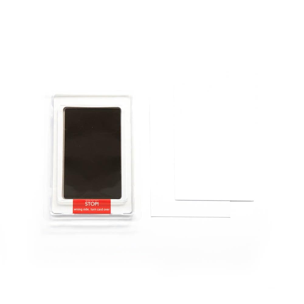 Clean Fingerprint with two imprint cards - Black