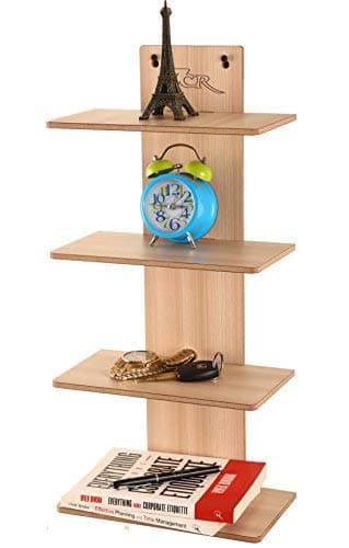 7CR Wall Mounted Wooden Book Shelf