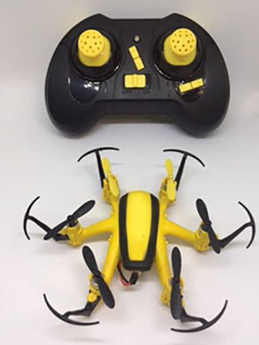 Hover Assist Easy Fly Toy Drone (2.4 Ghz 6 Axis Gyro Headless Beginner Drone) + Bonus Battery