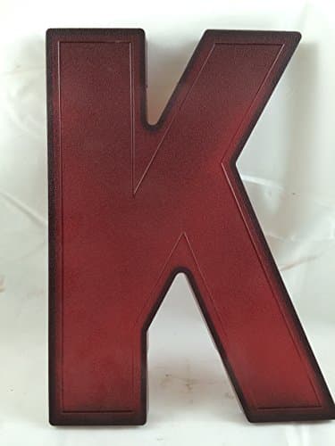 Big Red 10 Inch Tall Letters-K