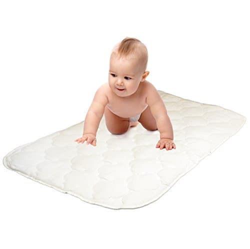 Snoozy Large Cotton Waterproof Multi Use Pad Perfect for Potty Training, 27" x 36", Natural