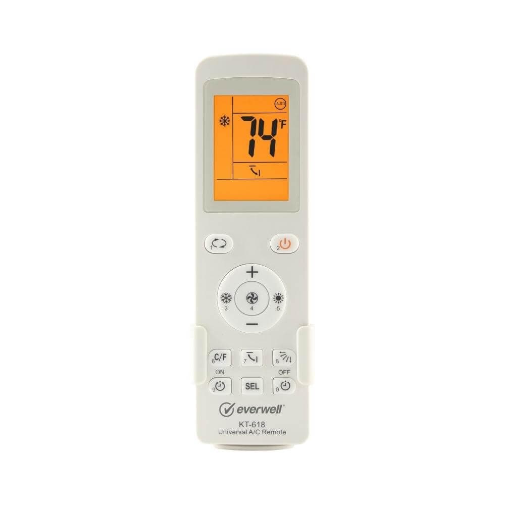 GENERIC KT-618 Mini Split Universal Remote Control,10000 Codes, Controls 99.9% AC