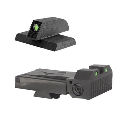Kimber Adjustable Kensight 1911 Sight Set Trijicon Tritium Insert - Night Sights - Matching Front Sight