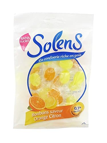Solens Orange-Lemon Sugarfree Candies 75g