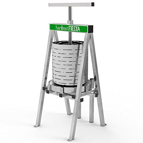 Stainless Steel Fruit Press USA Made Fruit Press for Making Wine & Cider, Pressing Grapes, Honeycomb, and more!