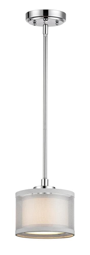 Dolan Designs 1271-26 Chrome Double Organza Mini Pendant